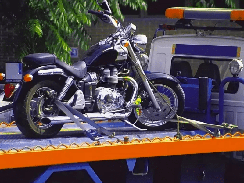 motorcycle towing